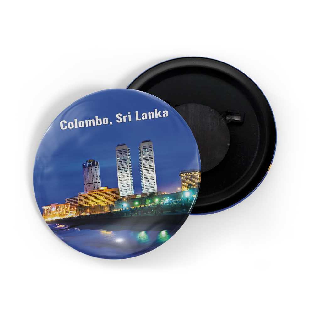 dhcrafts Fridge Magnet Multicolor Famous Tourist Place Colombo Sri Lanka D2 Glossy Finish Design Pack of 1